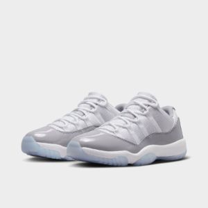 Jordan 11 Retro Low White / University Blue - Cement Grey sold by JD Sports