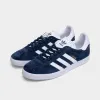adidas Originals Gazelle Collegiate Navy / White - Gold Metallic sold by JD Sports