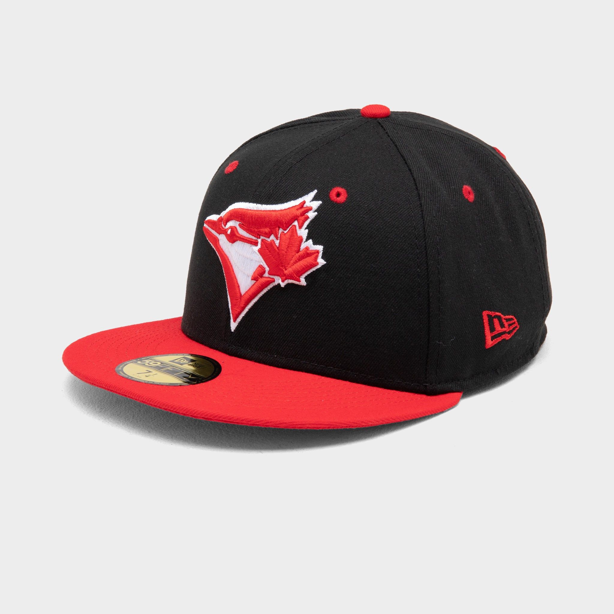 New Era 59Fifty Toronto Blue Jays Fitted Hat Black / Front Door Red sold by JD Sports
