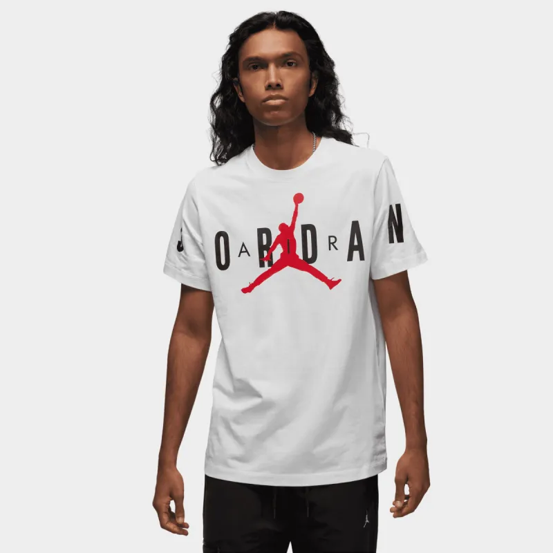 Jordan Air Stretch T-shirt White / Black - Gym Red sold by JD Sports
