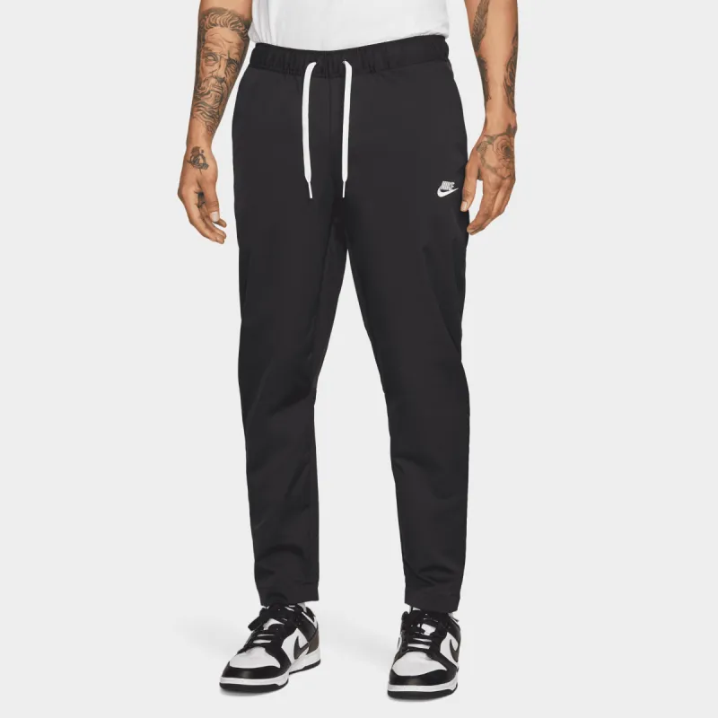 Nike Club Woven Tapered-Leg Pants Black / White sold by JD Sports