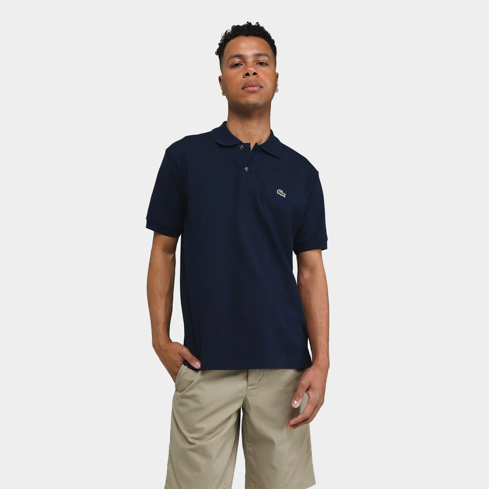 Lacoste Original L.12.12 Petit Piqué Cotton Polo Shirt / Navy sold by JD Sports