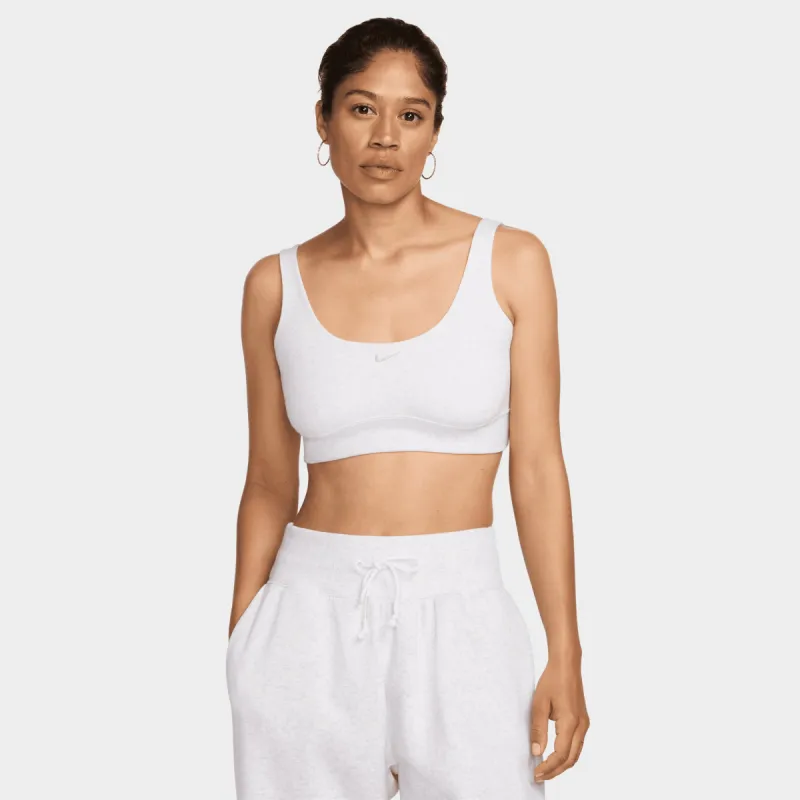 Nike Sportswear Women's Chill Terry Cropped Tank Top Birch Heather / Lt Orewood Brn sold by JD Sports