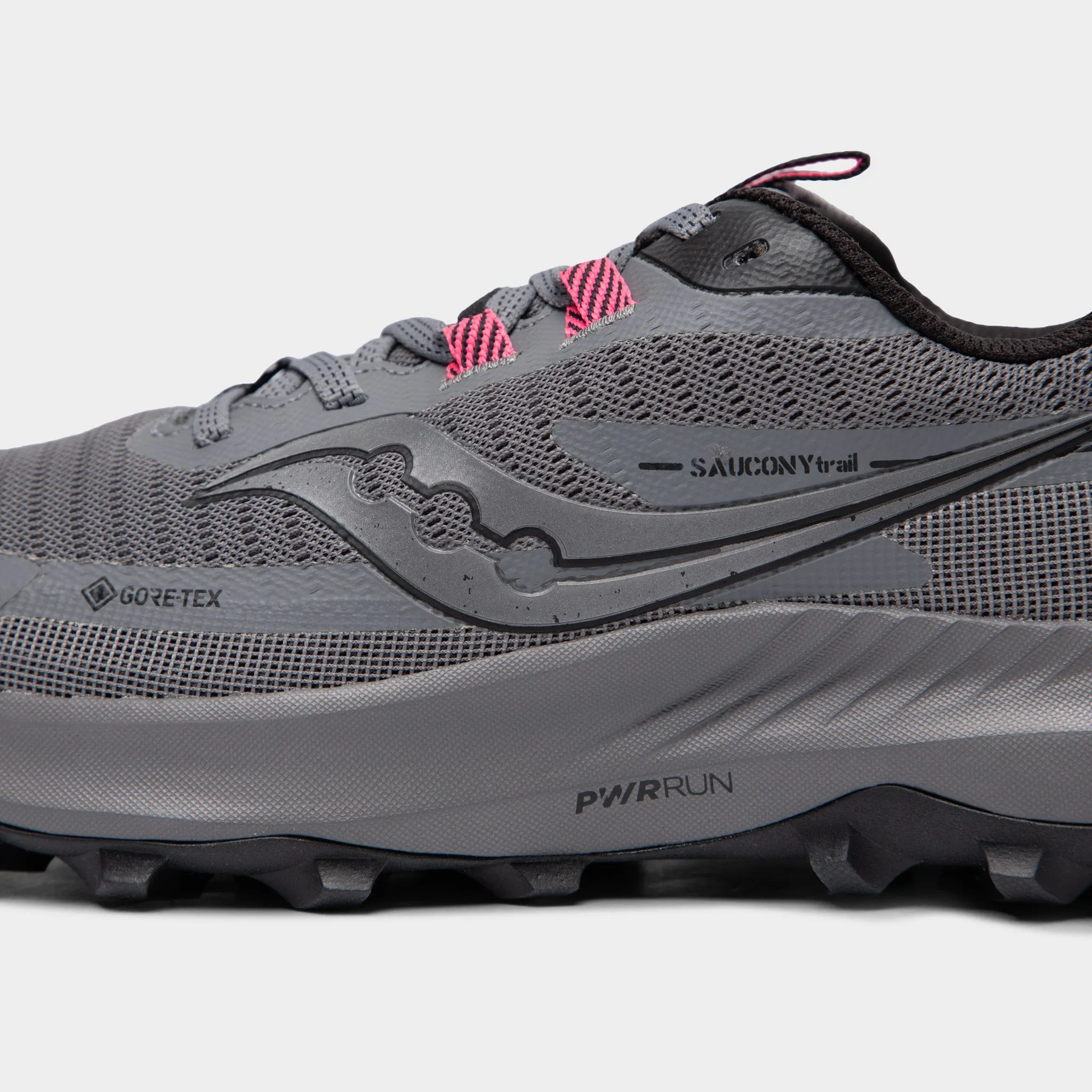 Saucony Women’s Peregrine 13 GTX Gravel / Black sold by JD Sports product image thumbnail 3