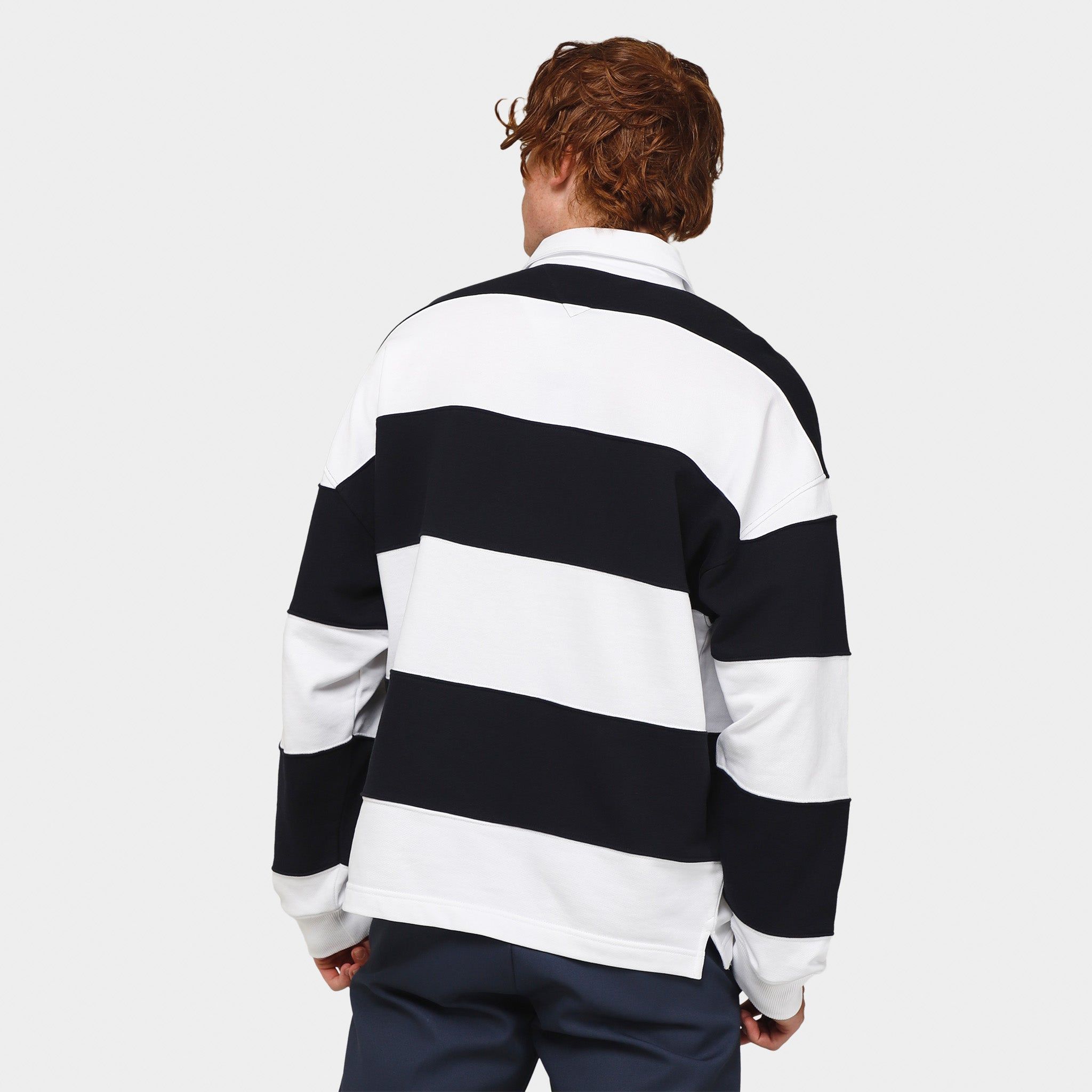 Tommy Jeans Relaxed Fit Embroidered Logo Rugby Polo Desert Sky / Multi sold by JD Sports product image thumbnail 2