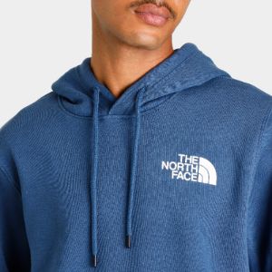 The North Face Box NSE Pullover Hoodie Shady Blue / TNF Black sold by JD Sports
