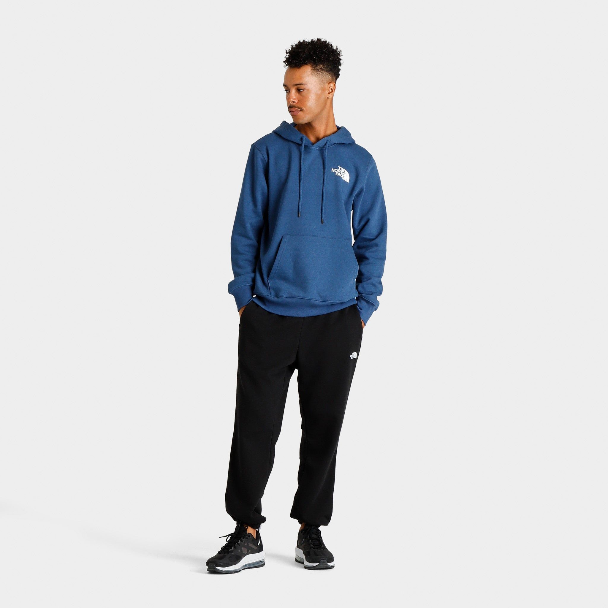 The North Face Box NSE Pullover Hoodie Shady Blue / TNF Black sold by JD Sports product image thumbnail 5