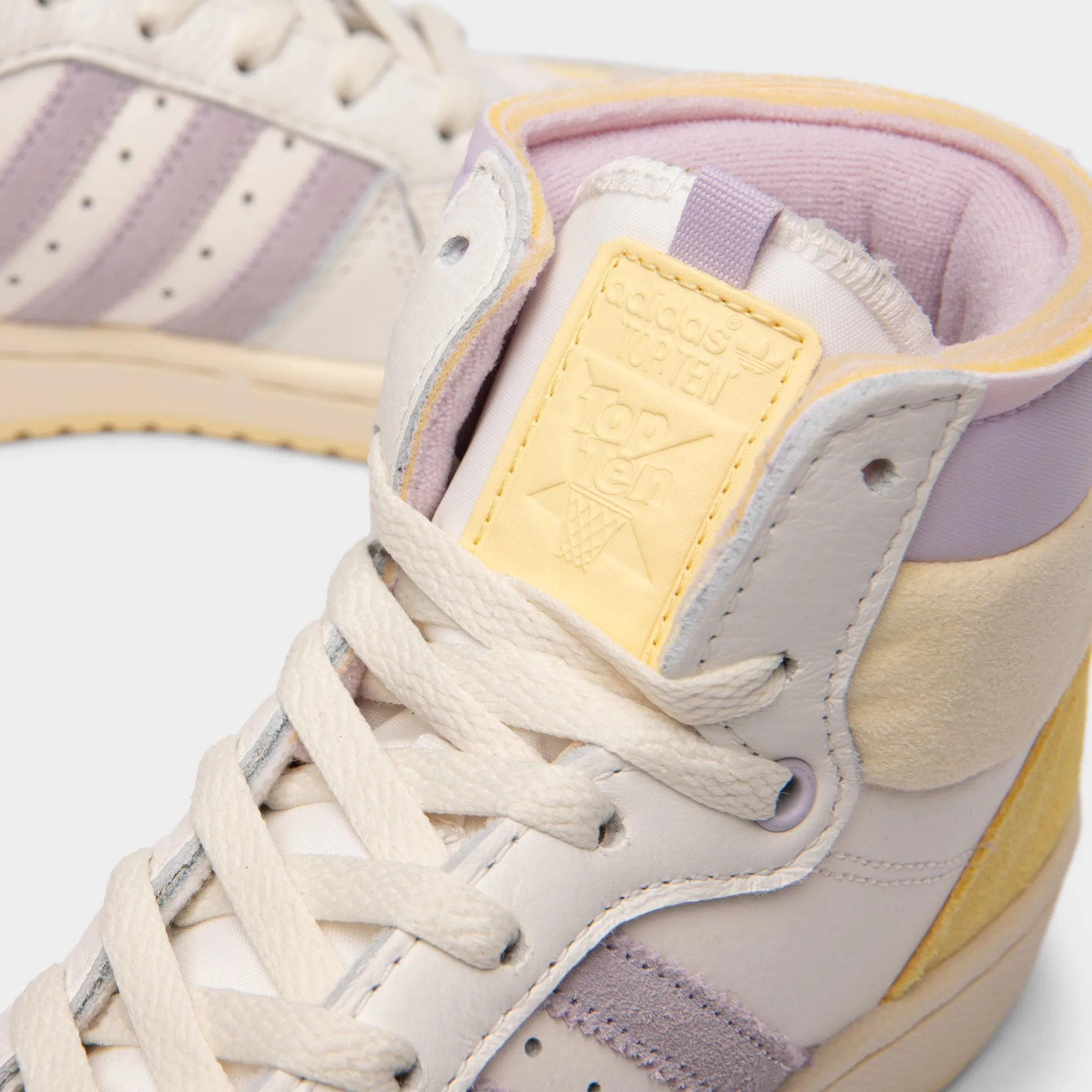 adidas Originals Women's Top Ten RB Cloud White / Almost Yellow - Purple Tint sold by JD Sports product image thumbnail 3
