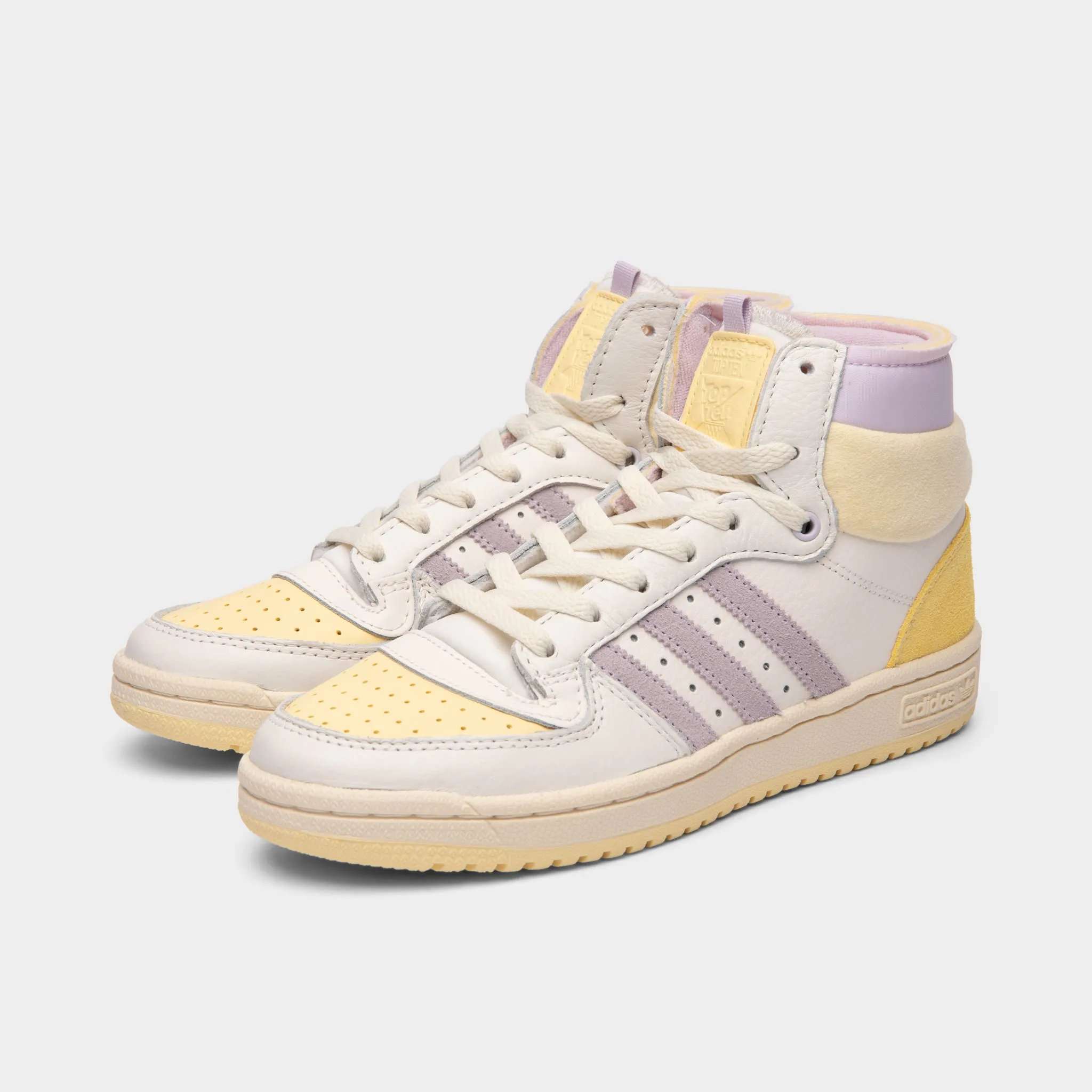 adidas Originals Women's Top Ten RB Cloud White / Almost Yellow - Purple Tint sold by JD Sports product image thumbnail 2
