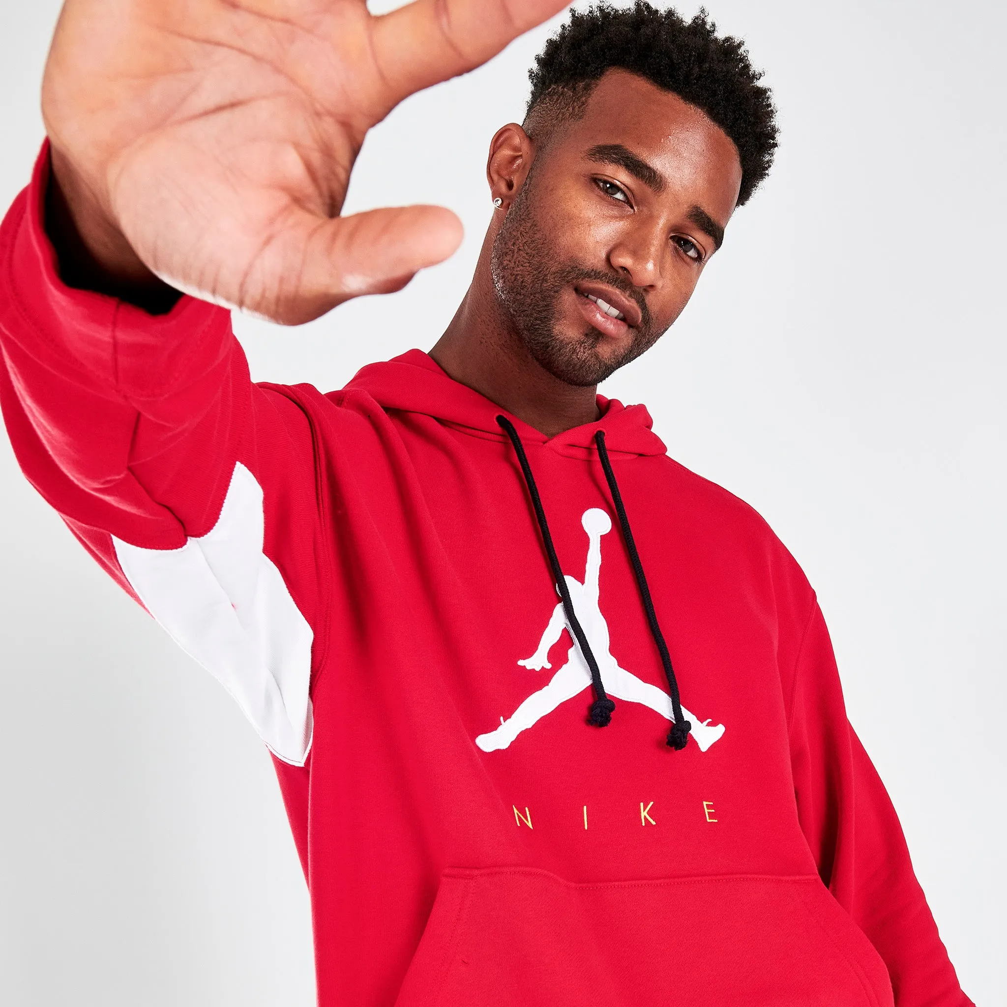 Jordan Jumpman Pullover Hoodie Gym Red / White - Black sold by JD Sports product image thumbnail 4