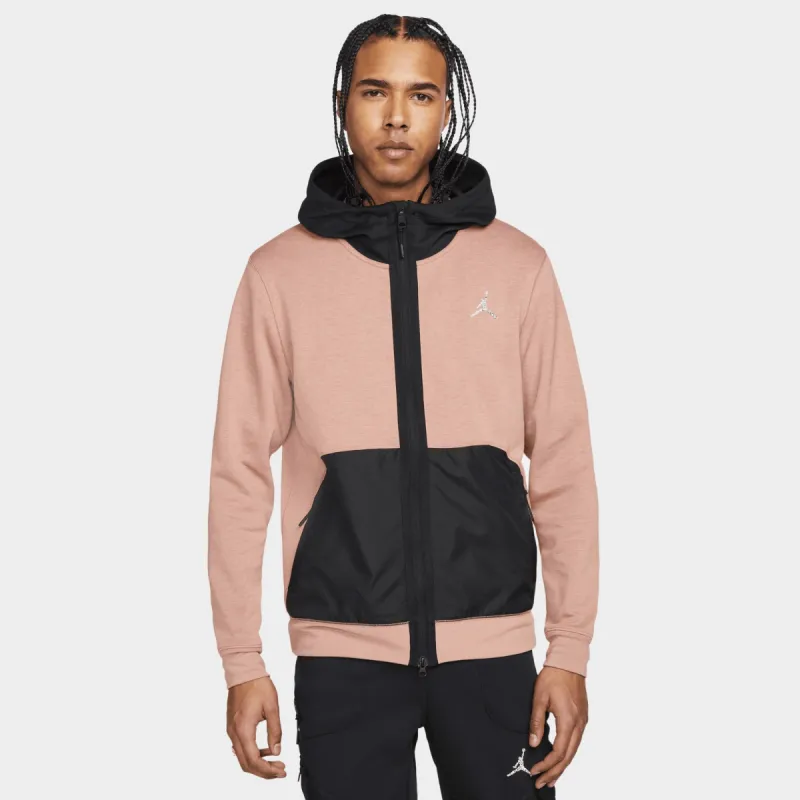 Jordan Dri-FIT Air Statement Fleece Pullover Hoodie Rose / Black - Reflective Silver sold by JD Sports