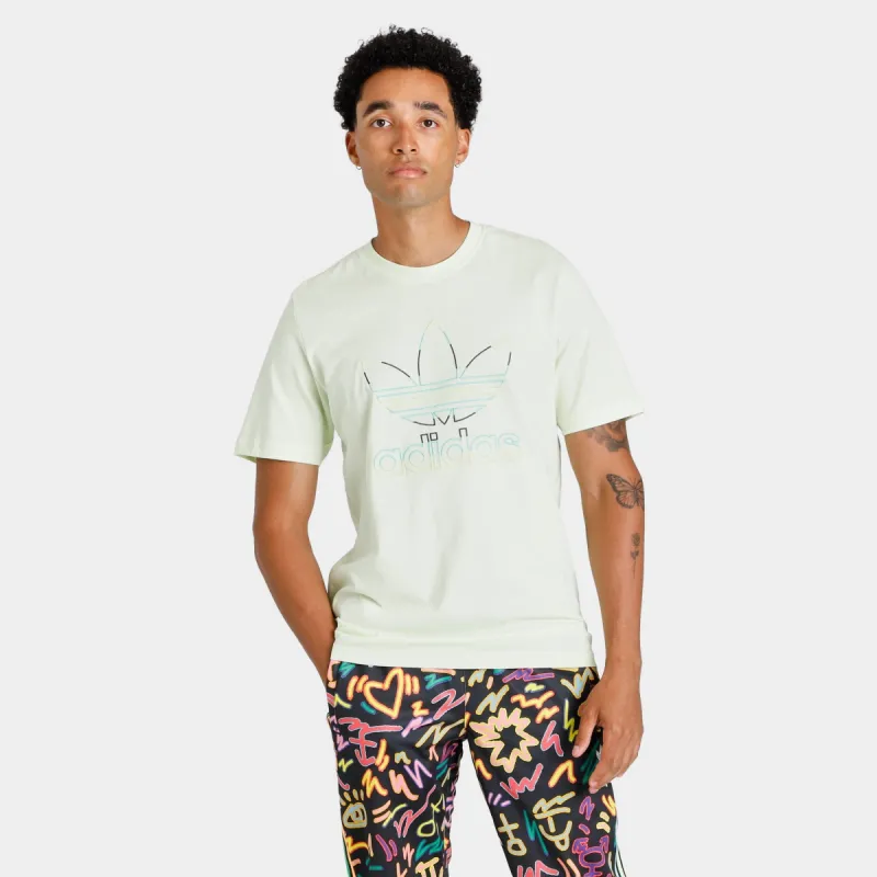 adidas Originals Trefoil T-shirt / Almost Lime sold by JD Sports