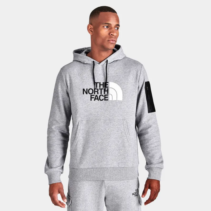 The North Face Woven Pocket Pullover Hoodie / TNF Light Grey Heather sold by JD Sports