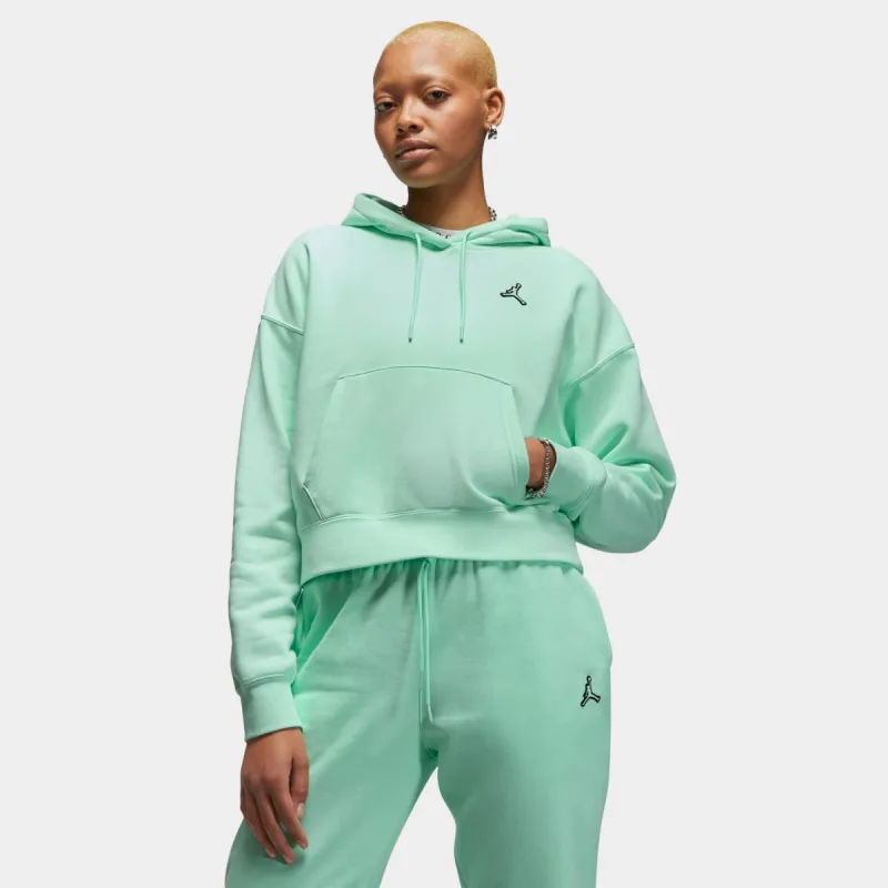 Jordan Women's Essentials Fleece Pullover Hoodie / Mint Foam sold by JD Sports