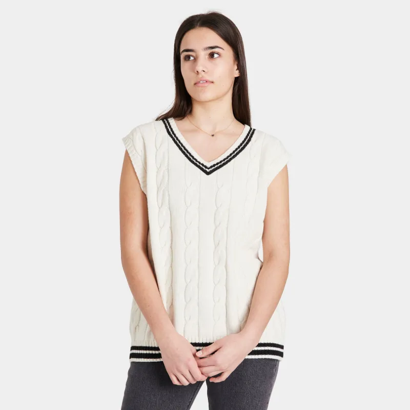 Levi's Women's Agi Sweater Vest / Butter Cream sold by JD Sports