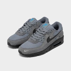 Nike Air Max 90 Smoke Grey / Light Photo Blue - Metallic Silver sold by JD Sports