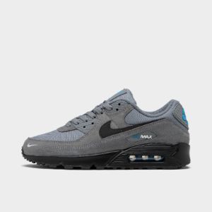 Nike Air Max 90 Smoke Grey / Light Photo Blue - Metallic Silver sold by JD Sports