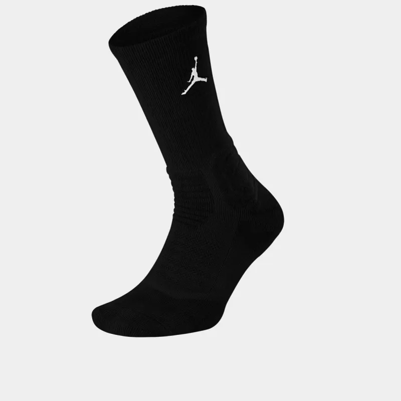 Jordan Flight Basketball Crew Socks Black / White made by Jordan