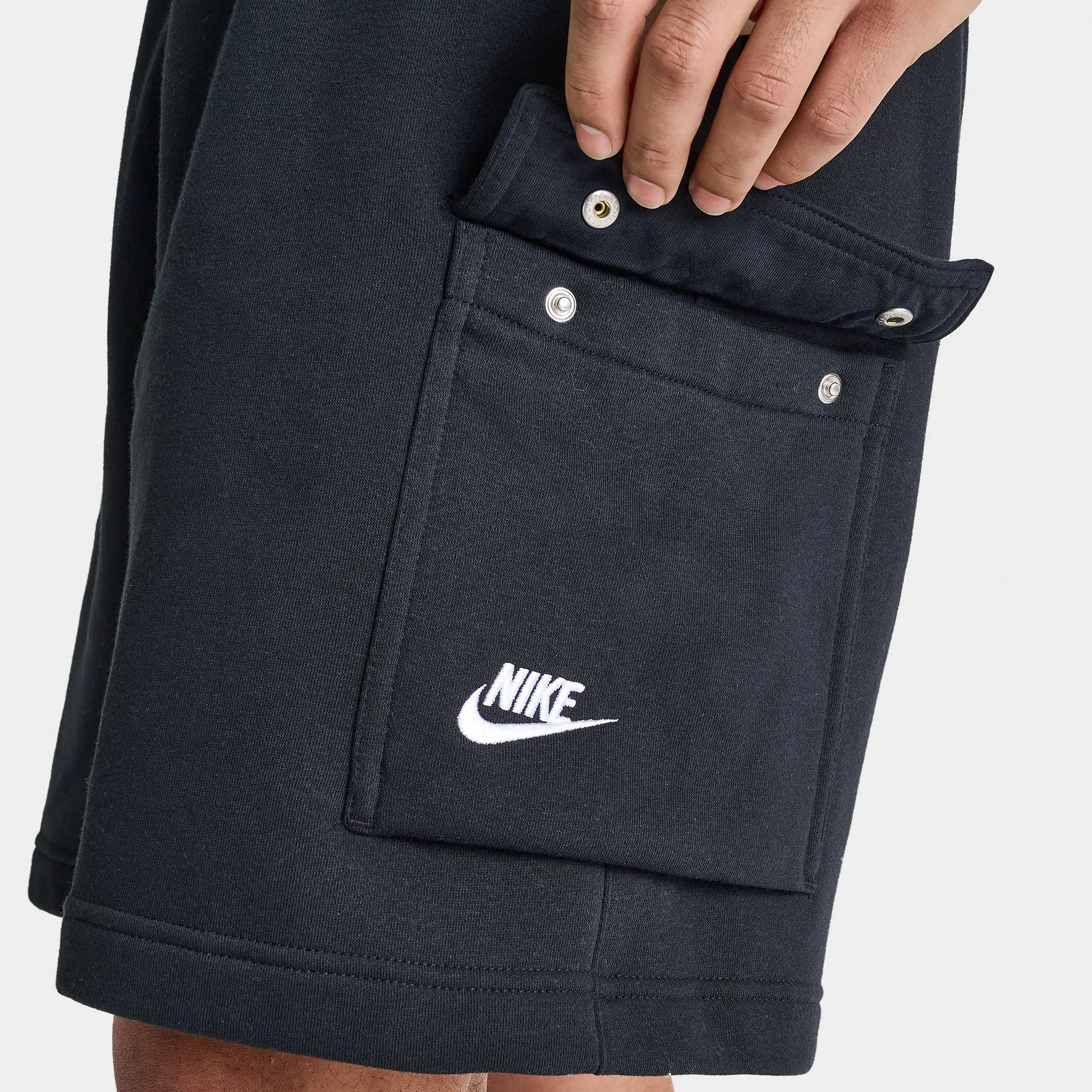 Nike Sportswear Club BB Cargo Shorts Black / White sold by JD Sports product image thumbnail 4