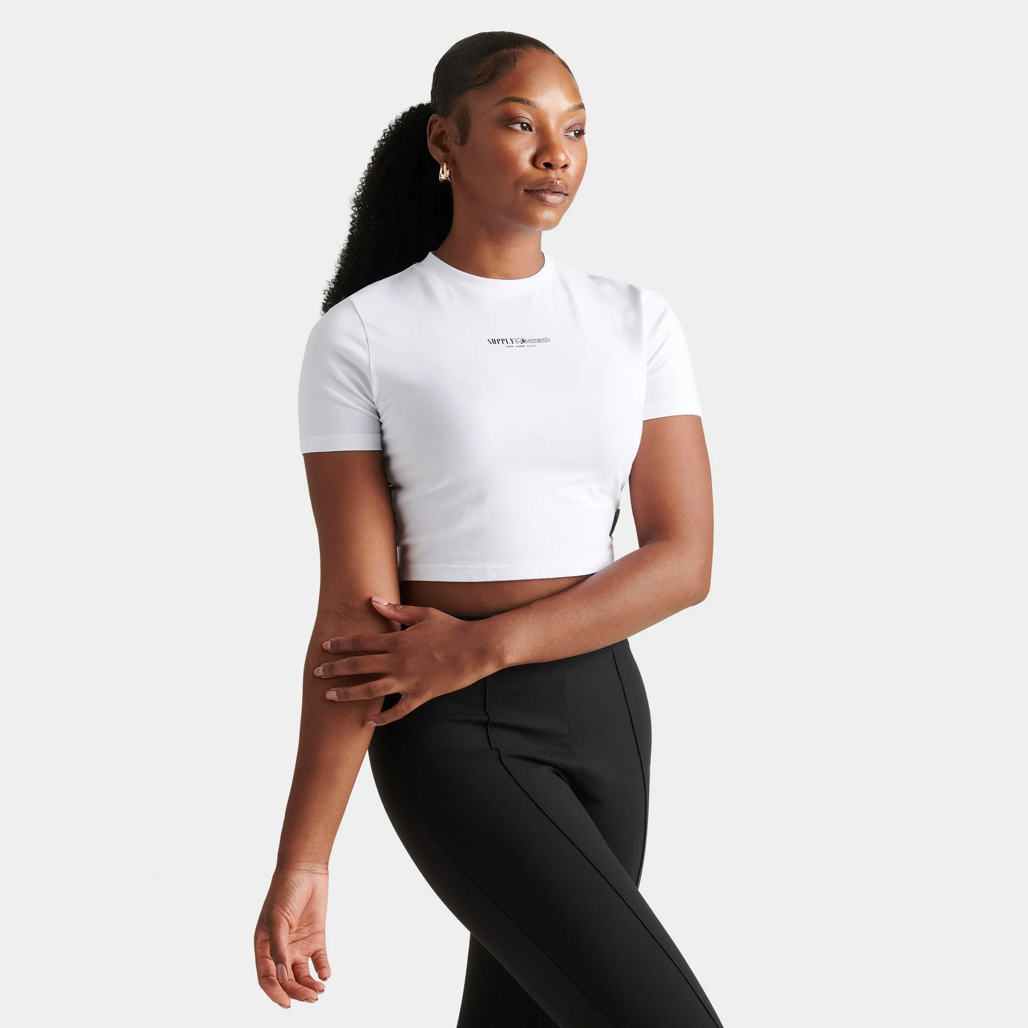 Supply & Demand Women's Strike T-shirt / White sold by JD Sports product image thumbnail 3