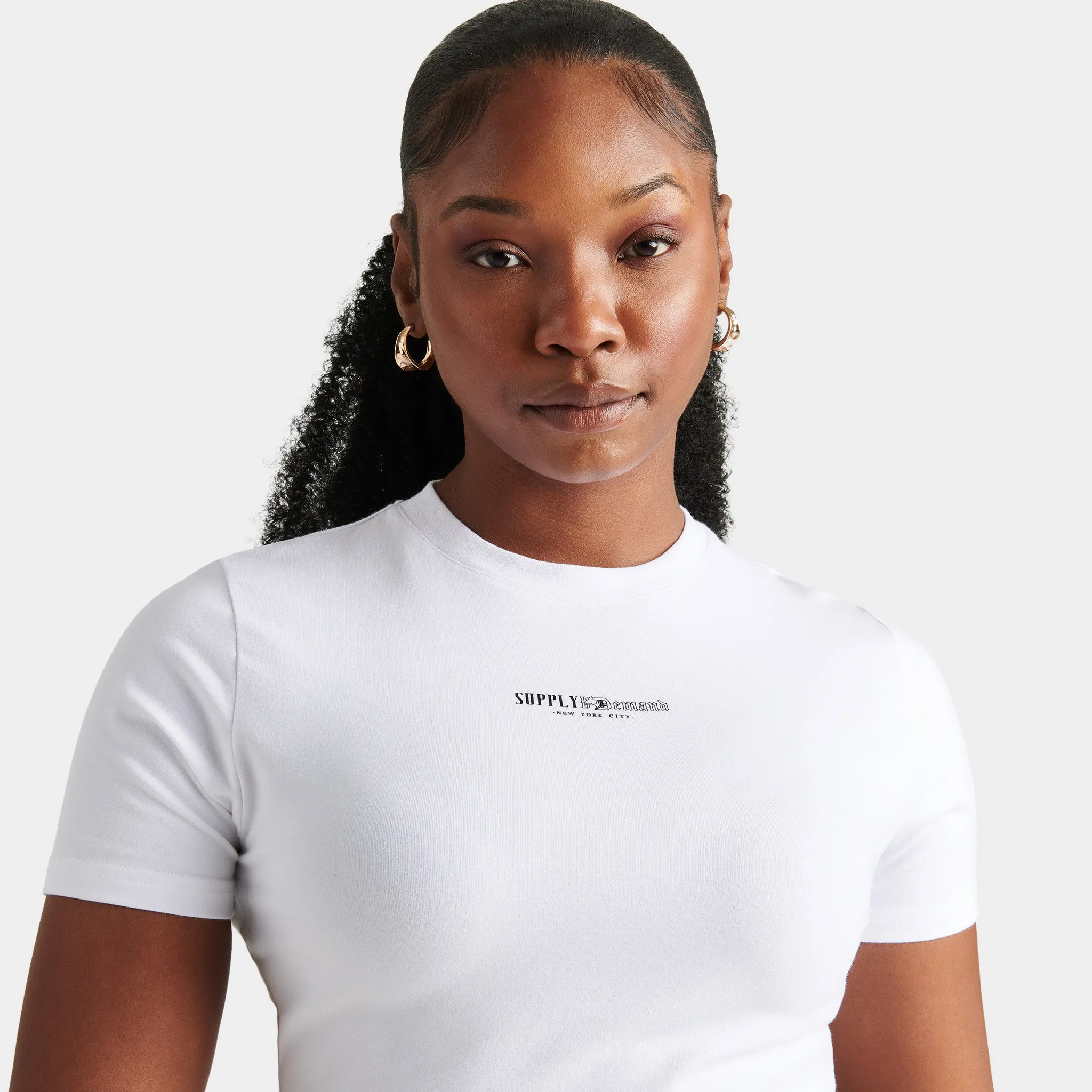 Supply & Demand Women's Strike T-shirt / White sold by JD Sports product image thumbnail 4