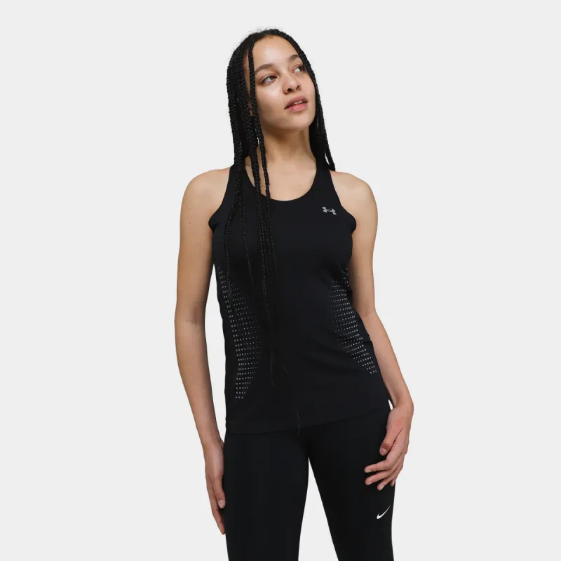 Under Armour Women's JD Reflective HG Tank Black / Metallic Silver sold by JD Sports