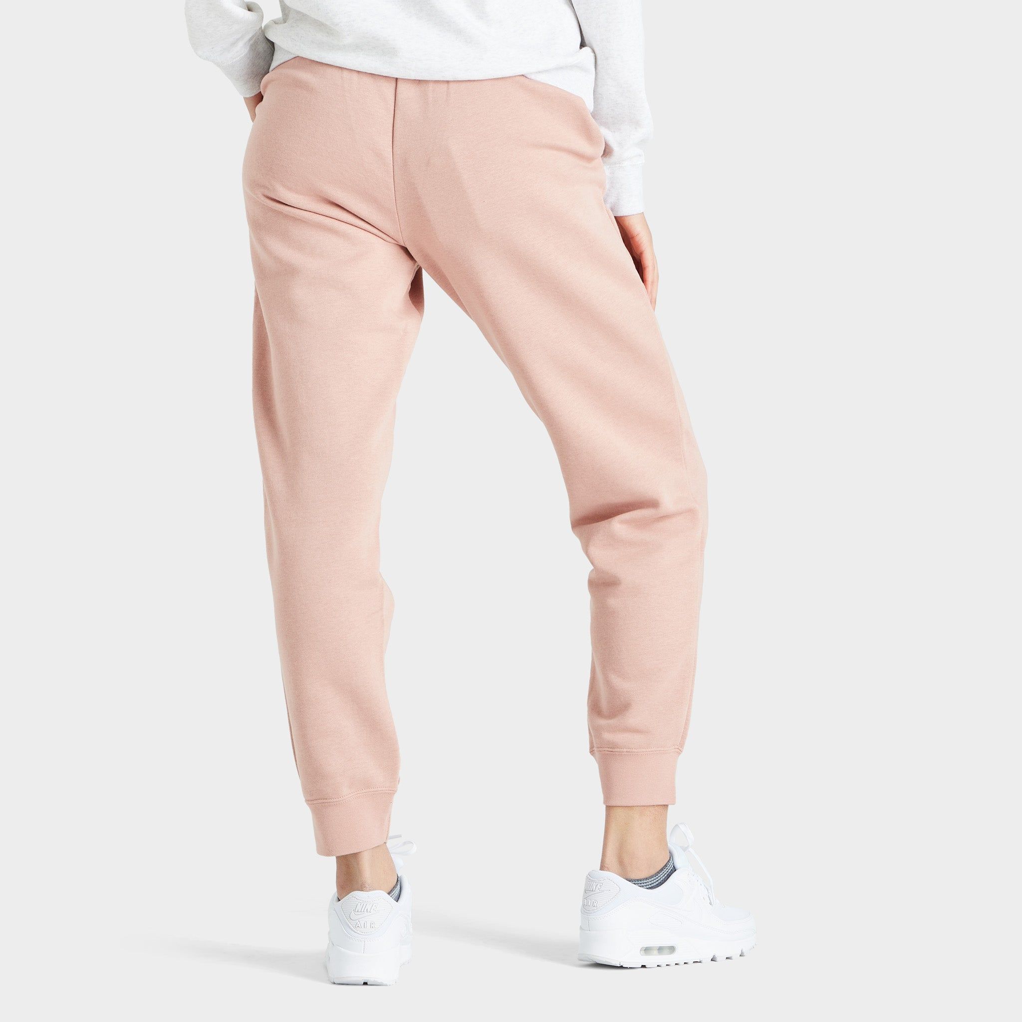 Nike Women's Sportswear Essential Fleece Pants Rose Whisper / White sold by JD Sports product image thumbnail 2