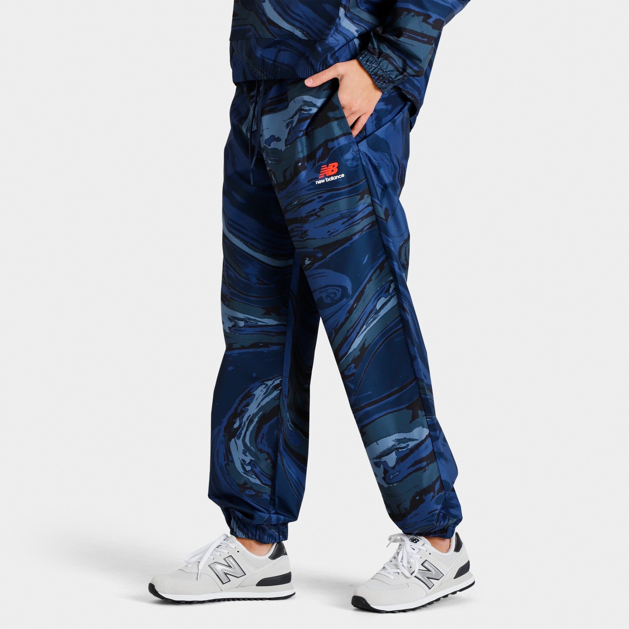 New Balance Women’s Essentials New Wave Pants / Pigment Print sold by JD Sports product image thumbnail 2