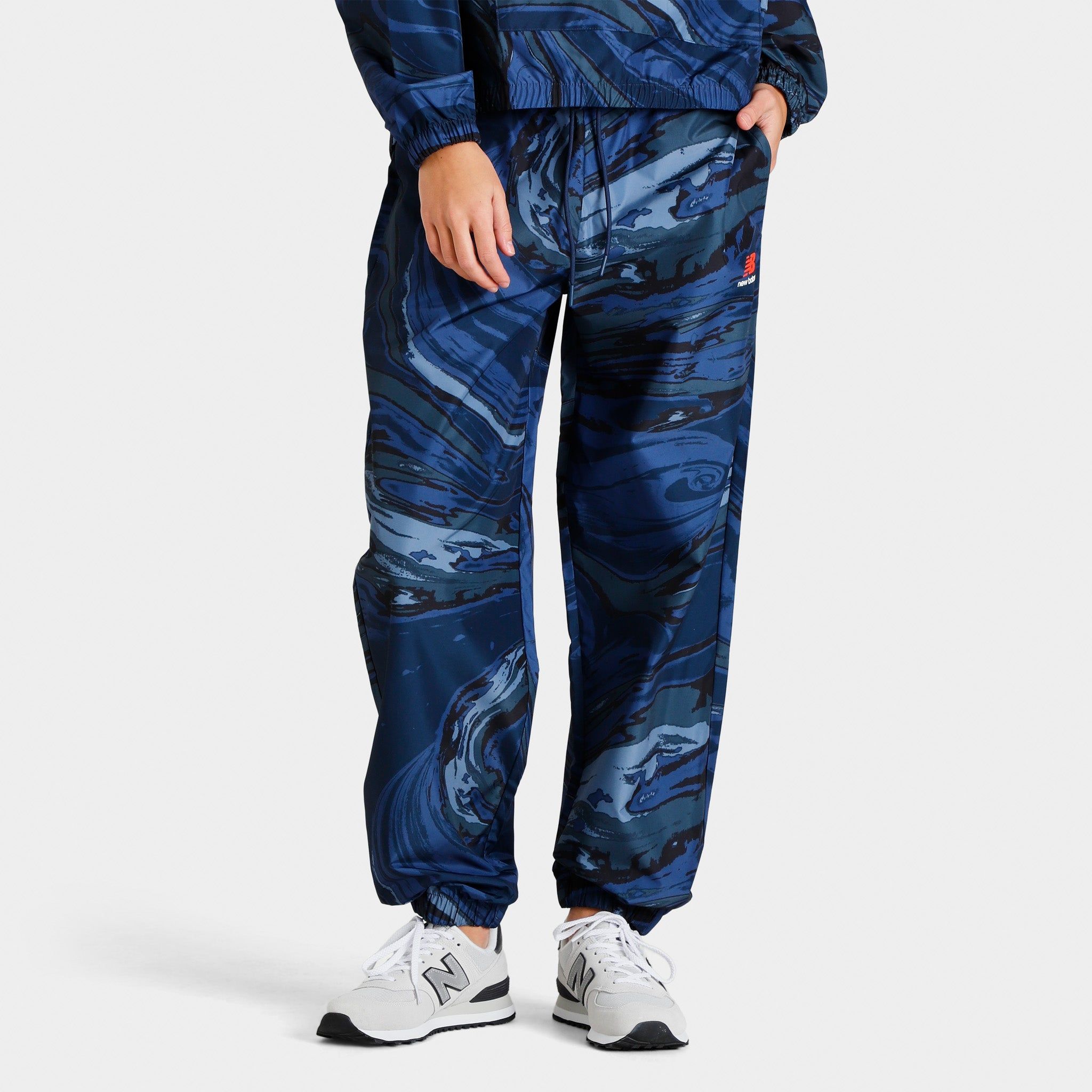 New Balance Women’s Essentials New Wave Pants / Pigment Print sold by JD Sports product image thumbnail 3