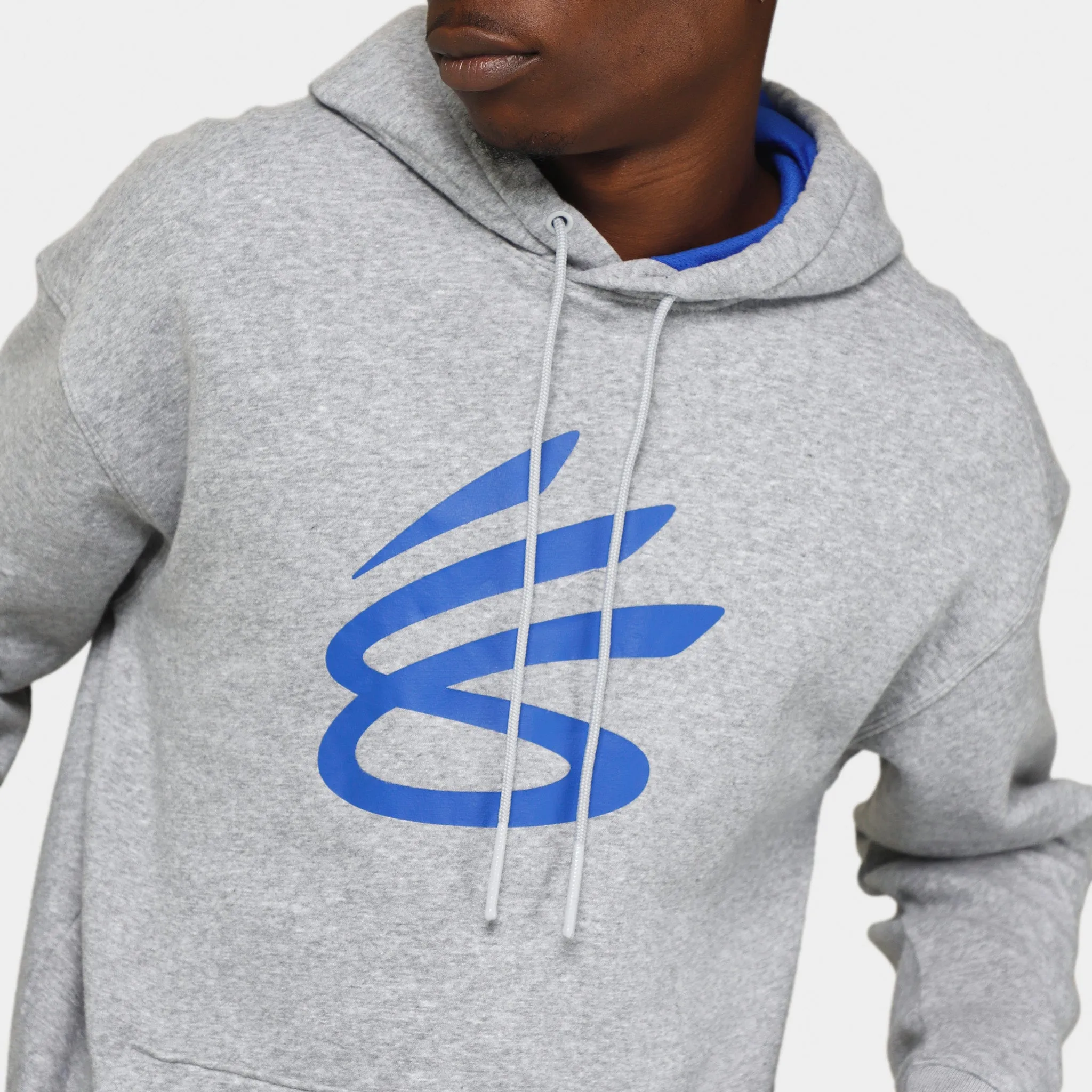 Under Armour Curry Splash Pullover Hoodie Mod Grey Full Heather / Team Heather sold by JD Sports product image thumbnail 4