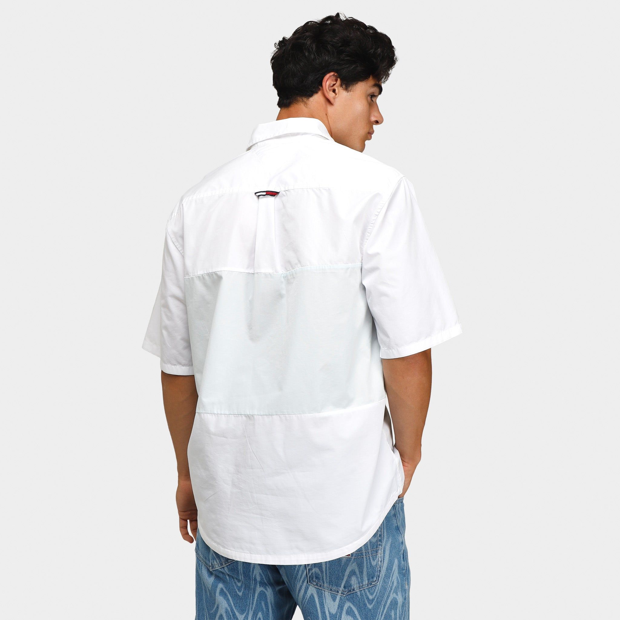 Tommy Jeans Colourblock Shirt White / Multi sold by JD Sports product image thumbnail 2