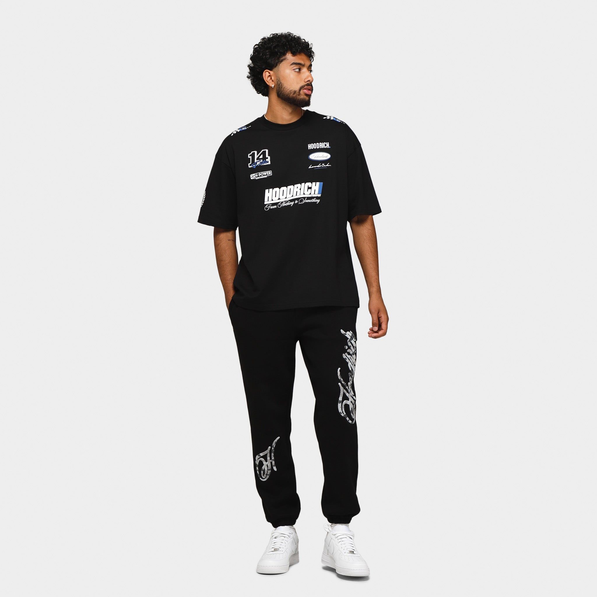 Hoodrich OG Racer T-shirt Black / White - Deja Blue sold by JD Sports product image thumbnail 5