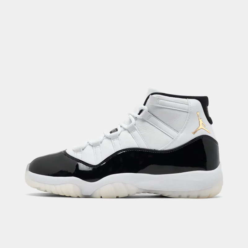 Jordan 11 Retro White / Metallic Gold - Black sold by JD Sports