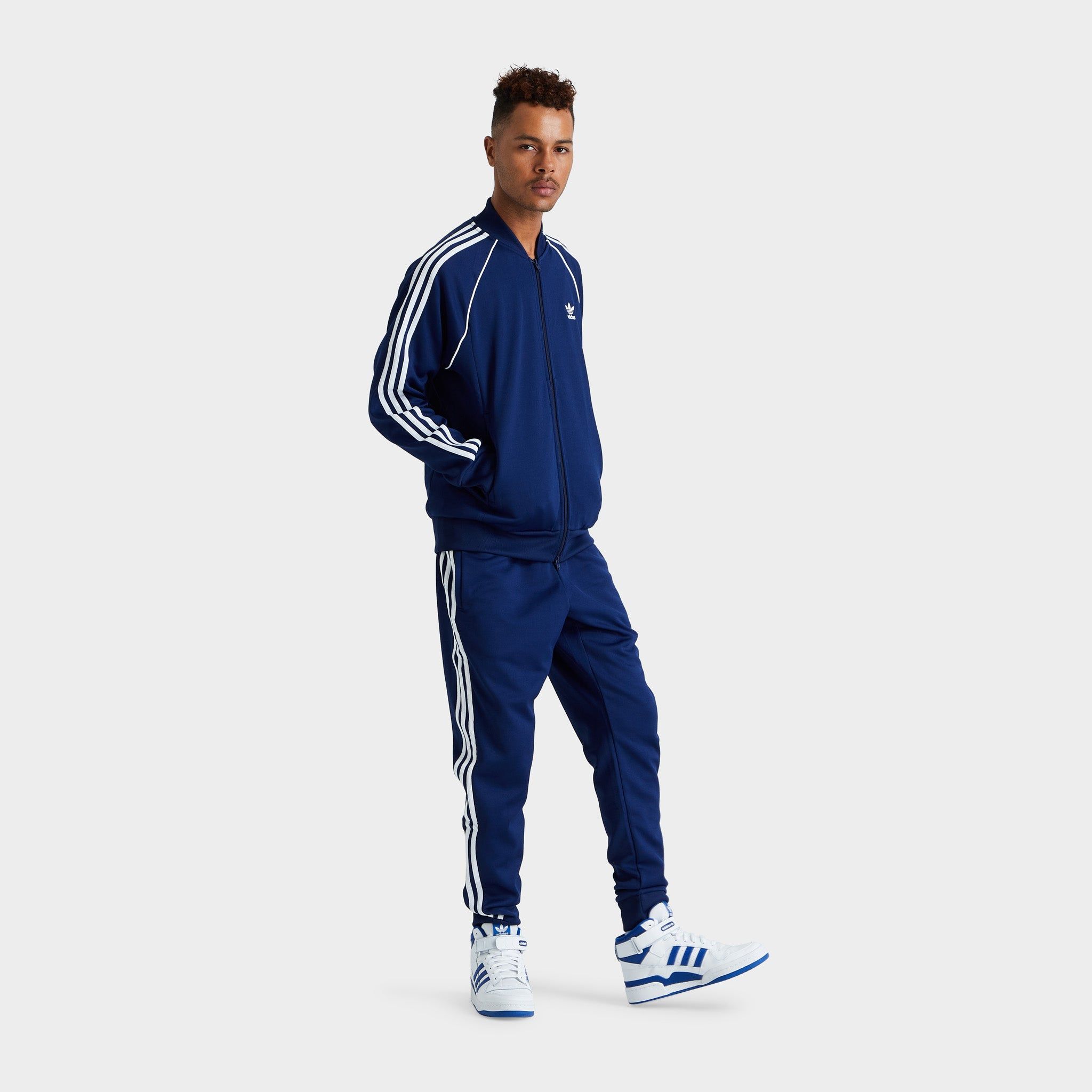 adidas Originals Adicolor Classics Primeblue SST Track Pants Night Sky / White sold by JD Sports product image thumbnail 4