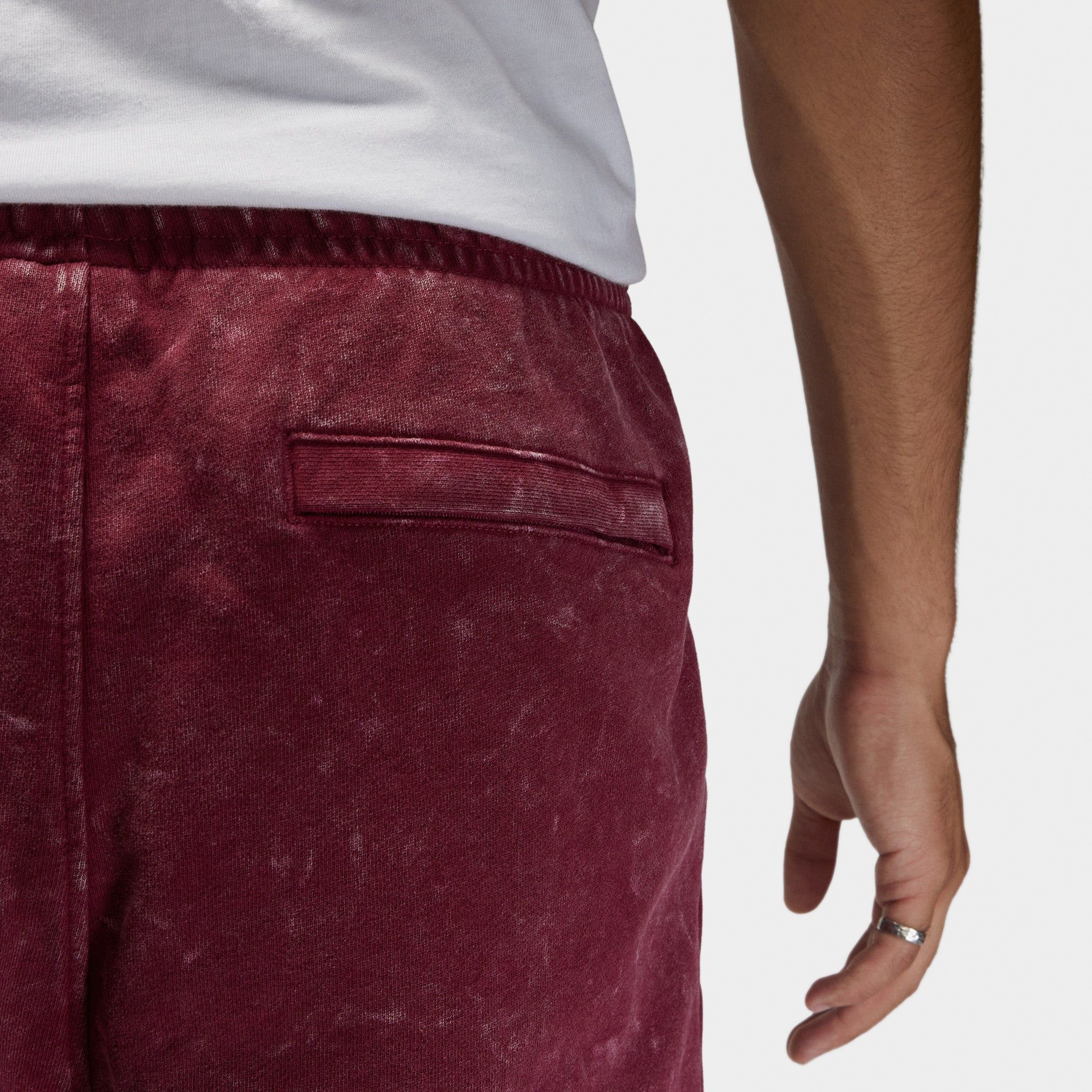 Jordan Essentials Statement Washed Fleece Pants / Cherrywood Red sold by JD Sports product image thumbnail 5