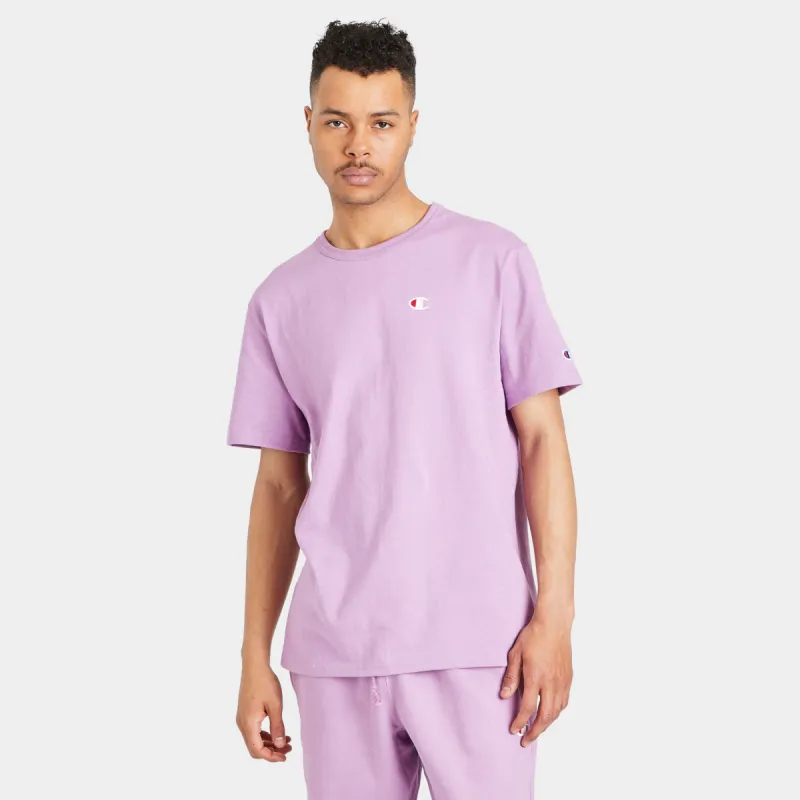 Champion Heritage Short Sleeve T-Shirt / Tinted Lavender sold by JD Sports