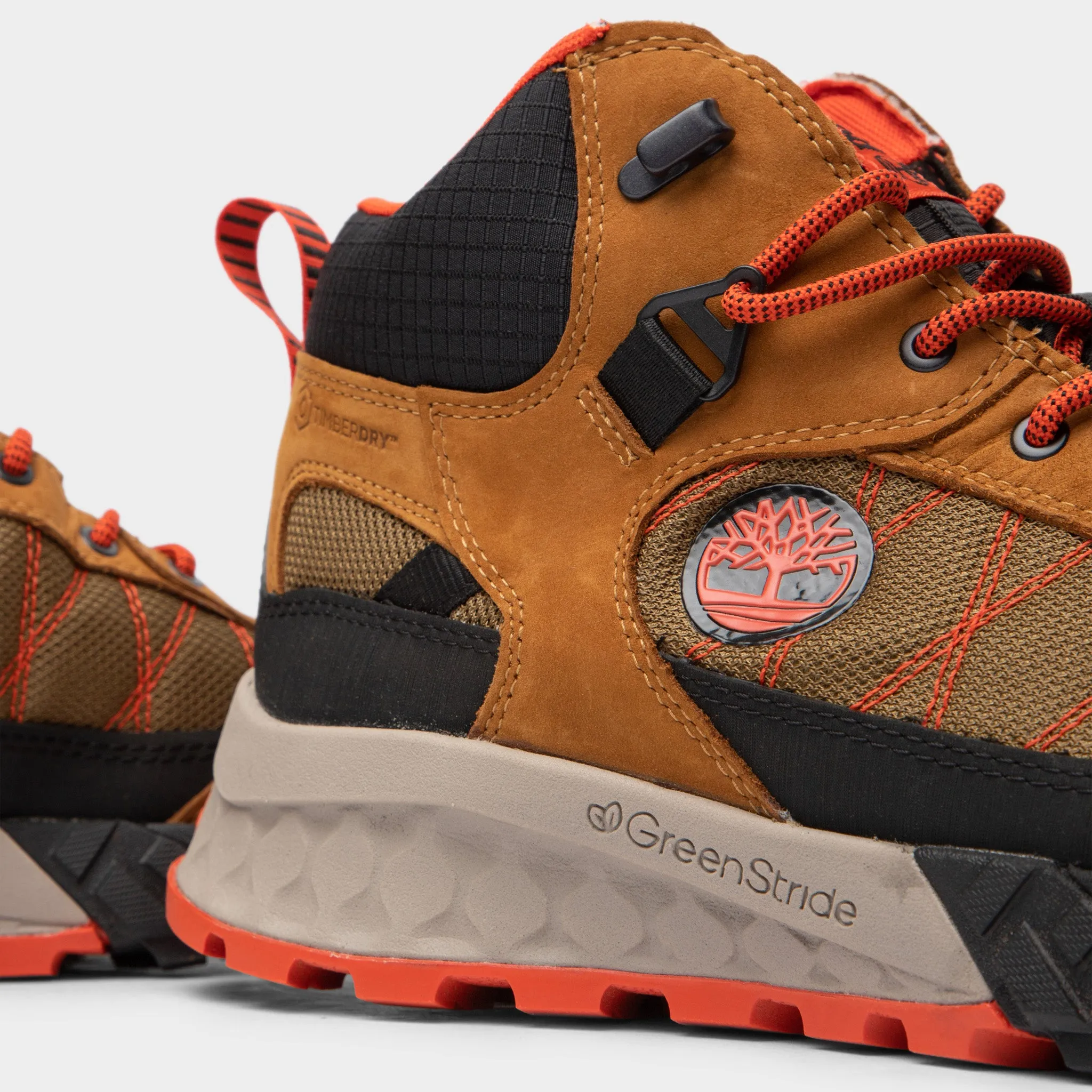 Timberland Trailquest Mid / Brown Nubuck With Olive sold by JD Sports product image thumbnail 3