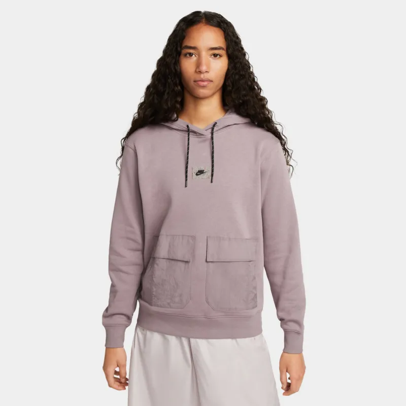 Nike Women's Sportswear Fleece Pullover Hoodie SU Purple Smoke / Purple Smoke sold by JD Sports