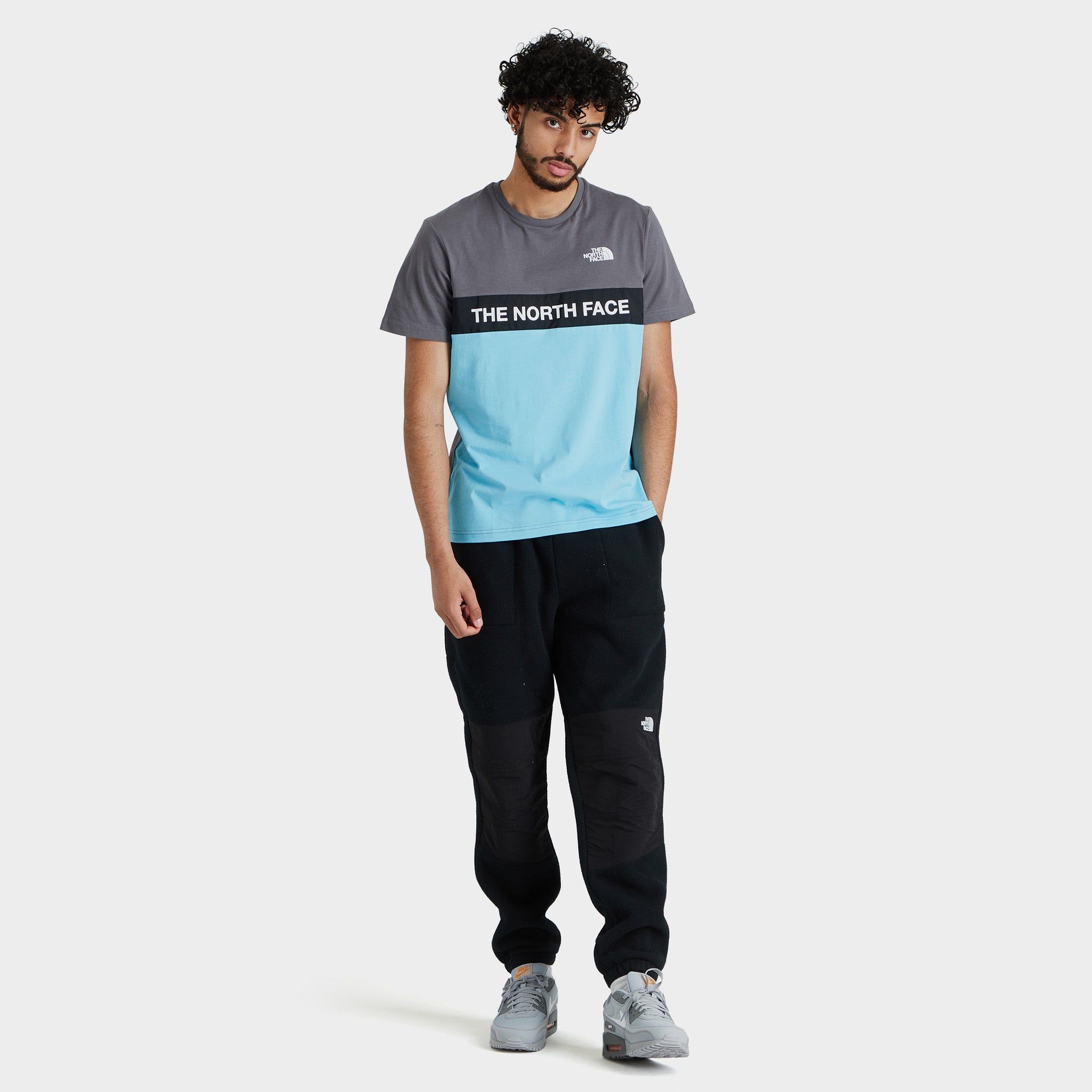 The North Face Color Block T-shirt Norse Blue / Vanadis Grey sold by JD Sports product image thumbnail 5