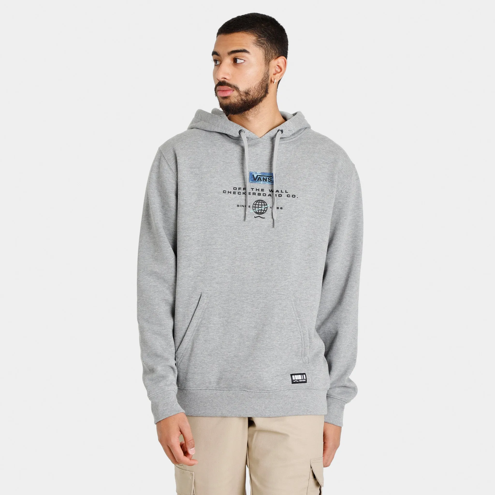 Vans After Dark Pullover Hoodie / Cement Heather sold by JD Sports