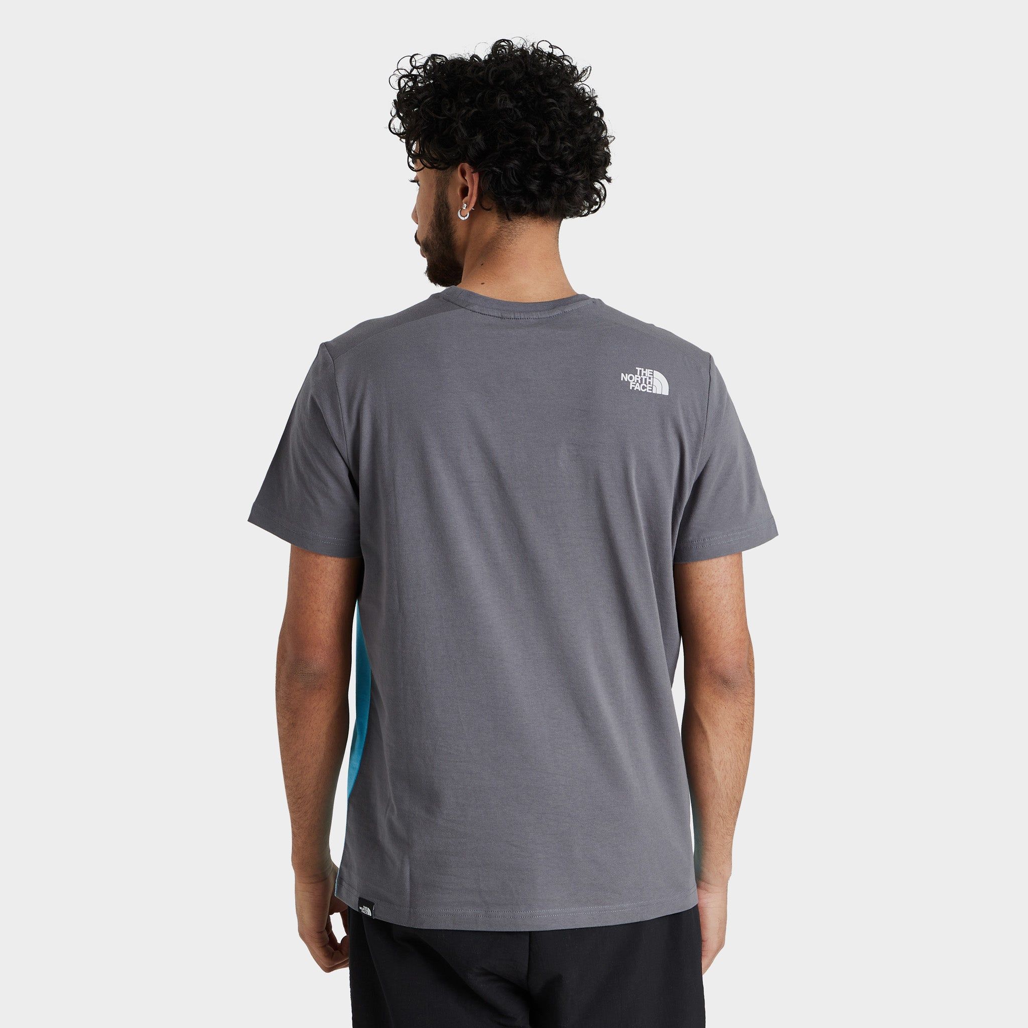 The North Face Color Block T-shirt Norse Blue / Vanadis Grey sold by JD Sports product image thumbnail 2