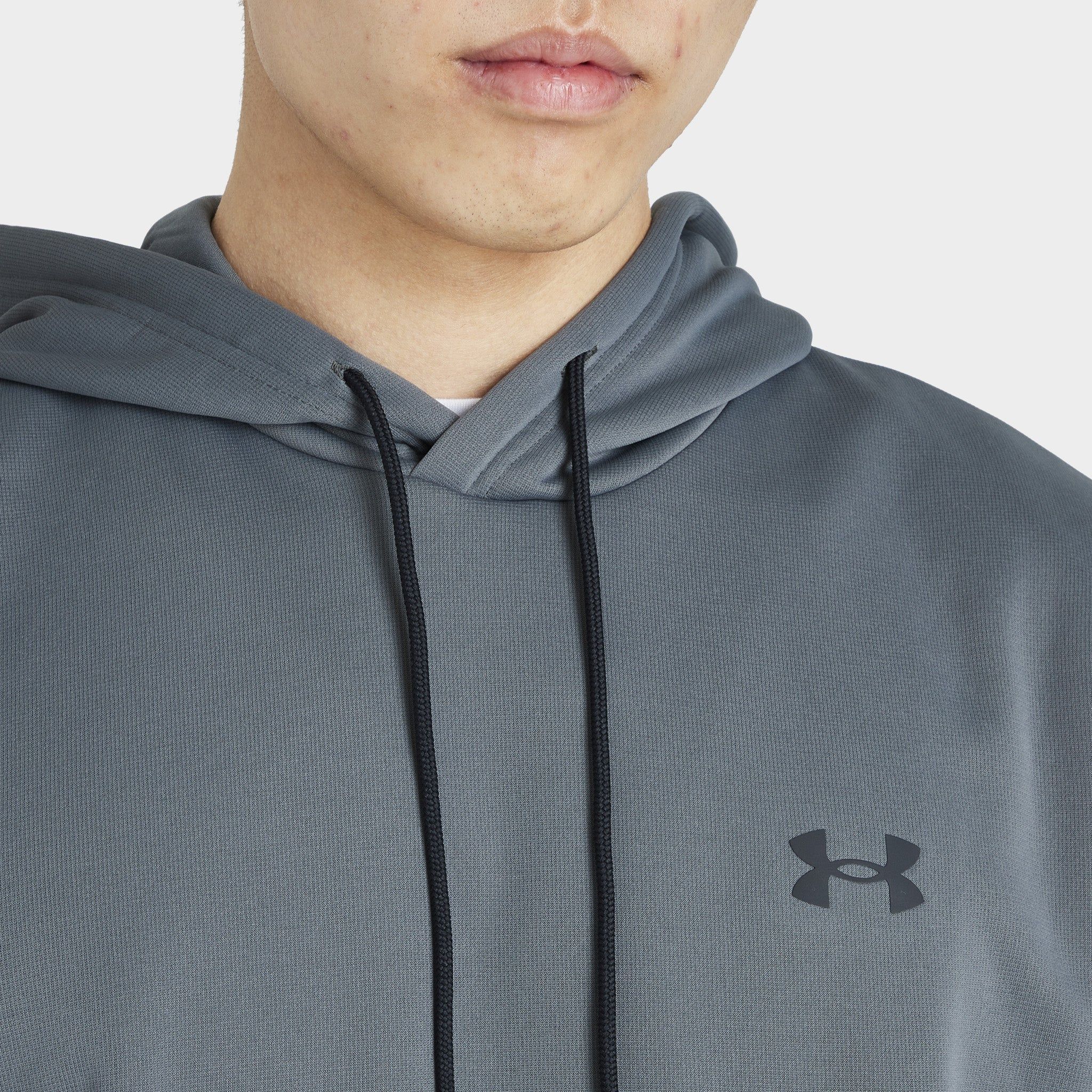 Under Armour Armour Fleece Pullover Hoodie Pitch Grey / Black sold by JD Sports product image thumbnail 4