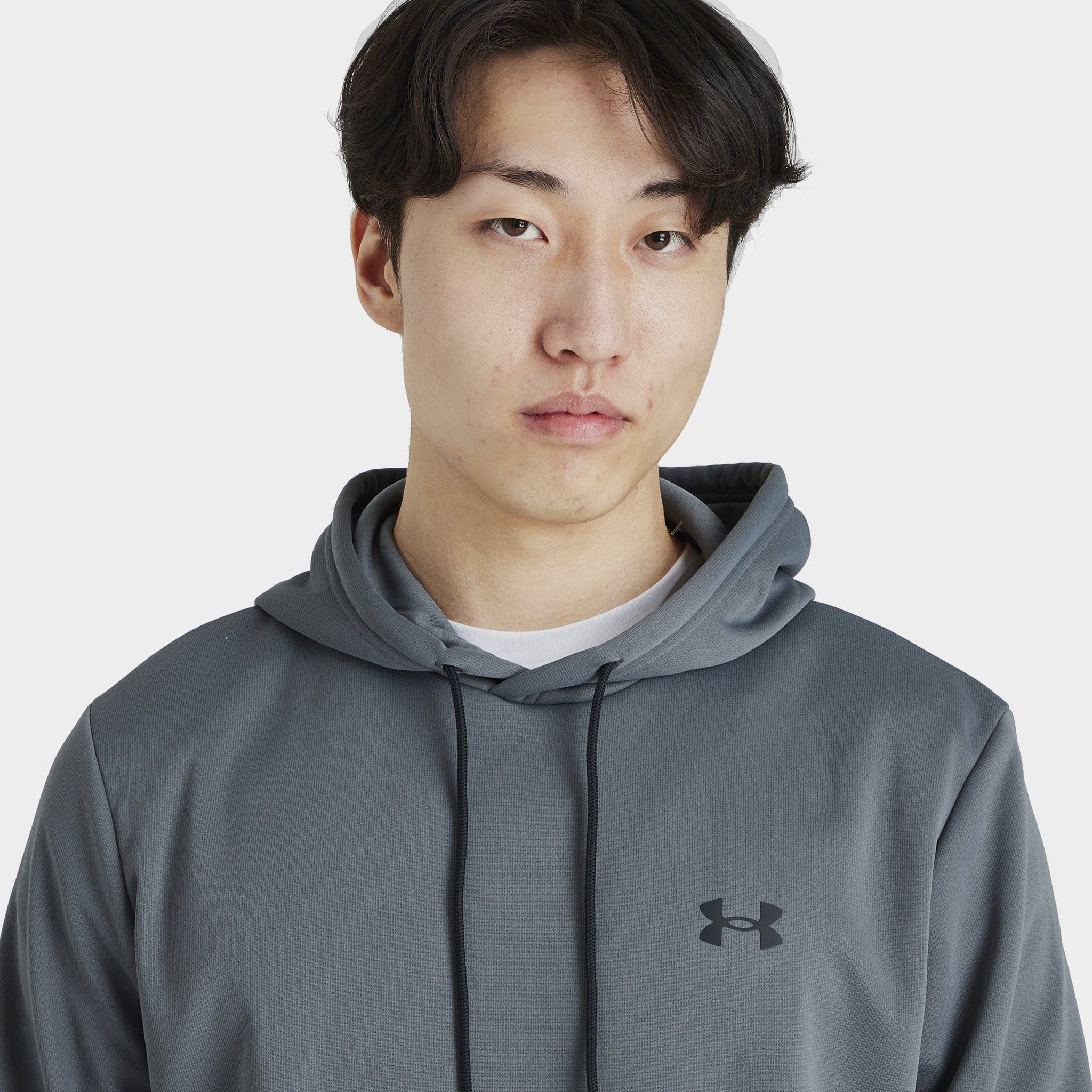 Under Armour Armour Fleece Pullover Hoodie Pitch Grey / Black sold by JD Sports product image thumbnail 3