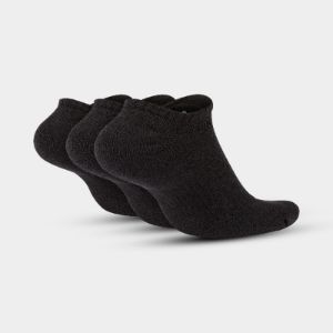 Nike Everyday Cushioned Training No-Show Socks (3-Pack) Black / White sold by JD Sports