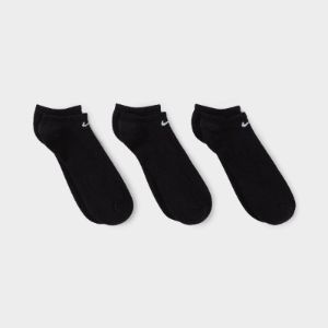 Nike Everyday Cushioned Training No-Show Socks (3-Pack) Black / White sold by JD Sports
