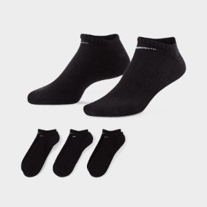 Nike Everyday Cushioned Training No-Show Socks (3-Pack) Black / White sold by JD Sports