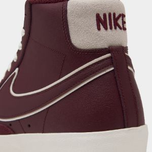 Nike Blazer Mid Premium ‘77 Premium Night Maroon / Night Maroon - Sail sold by JD Sports