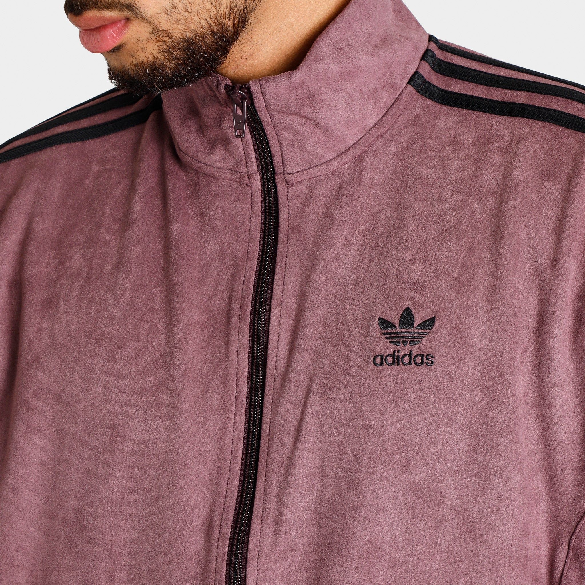 adidas Originals Adicolor Classics Plush Track Jacket / Shadow Maroon sold by JD Sports product image thumbnail 4