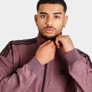 adidas Originals Adicolor Classics Plush Track Jacket / Shadow Maroon sold by JD Sports