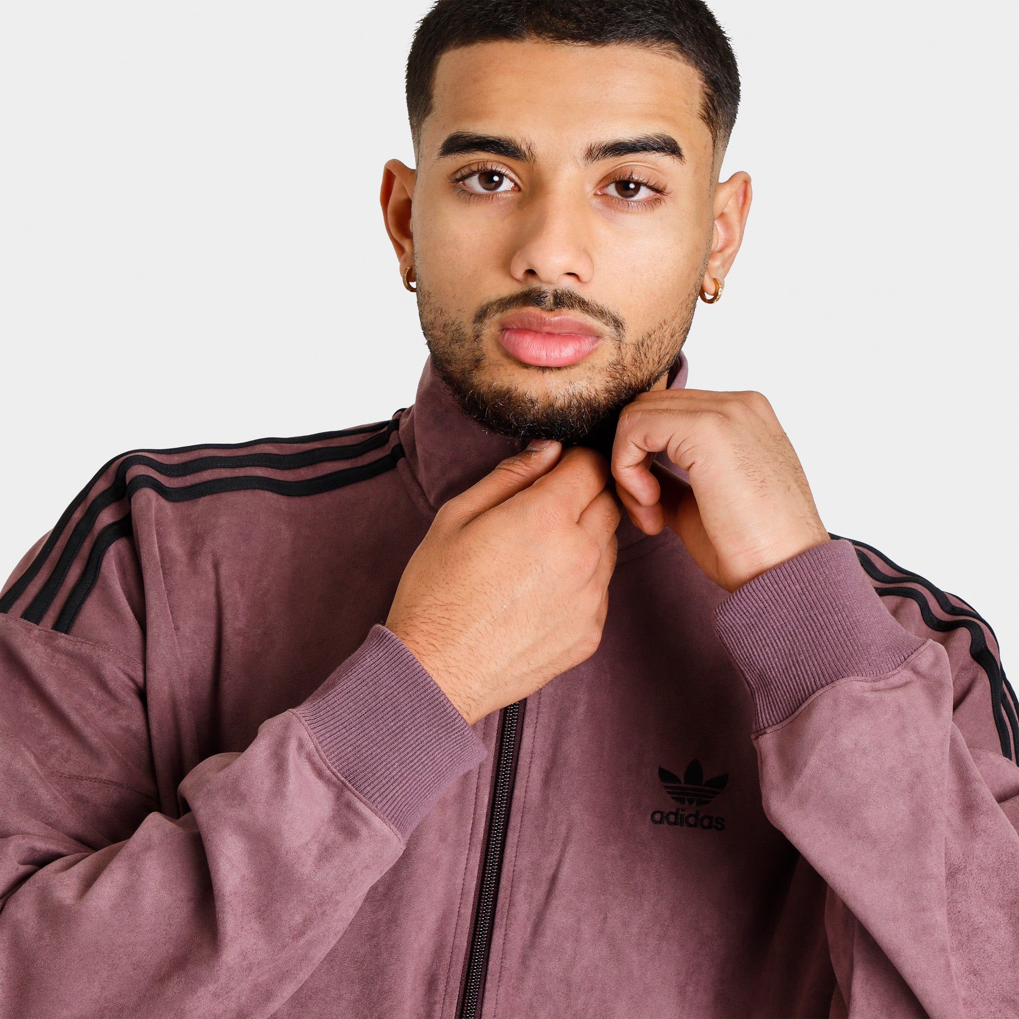adidas Originals Adicolor Classics Plush Track Jacket / Shadow Maroon sold by JD Sports product image thumbnail 3